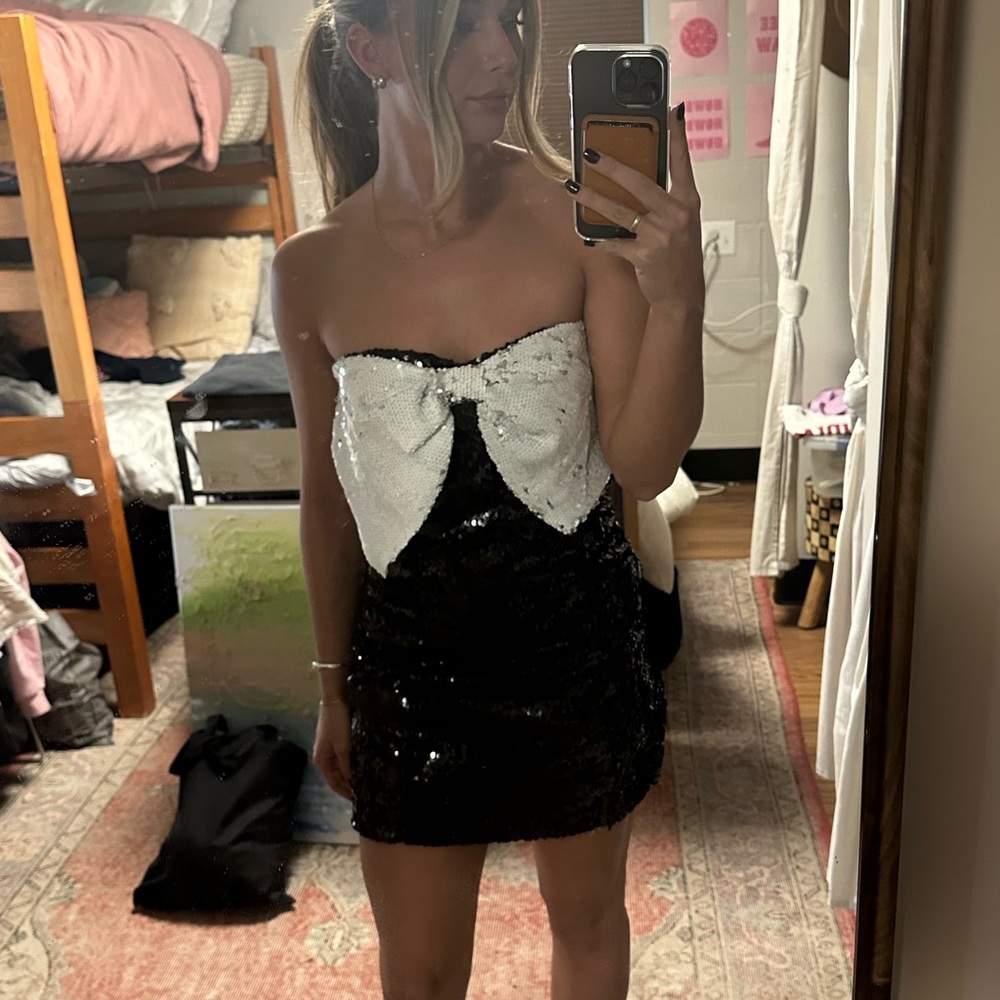 Misguided sequin dress